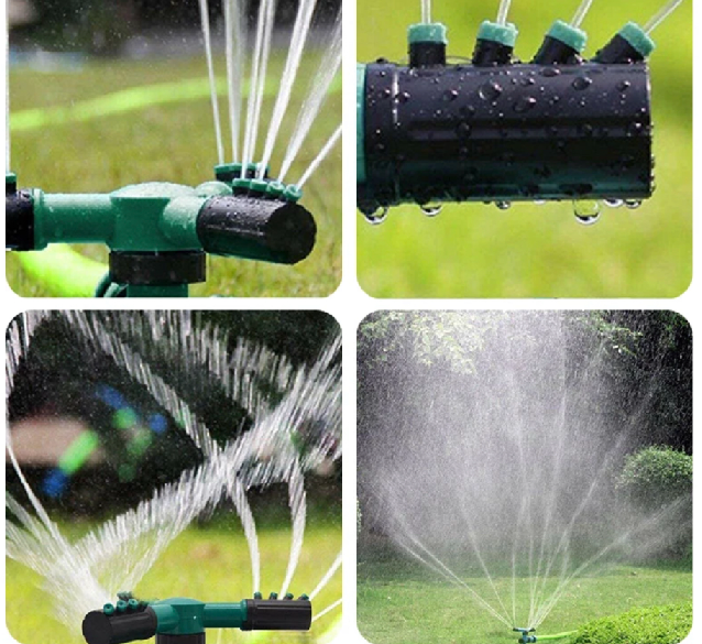 ROCIADOR ASPERSOR AGUA JARDIN 360 GRADOS