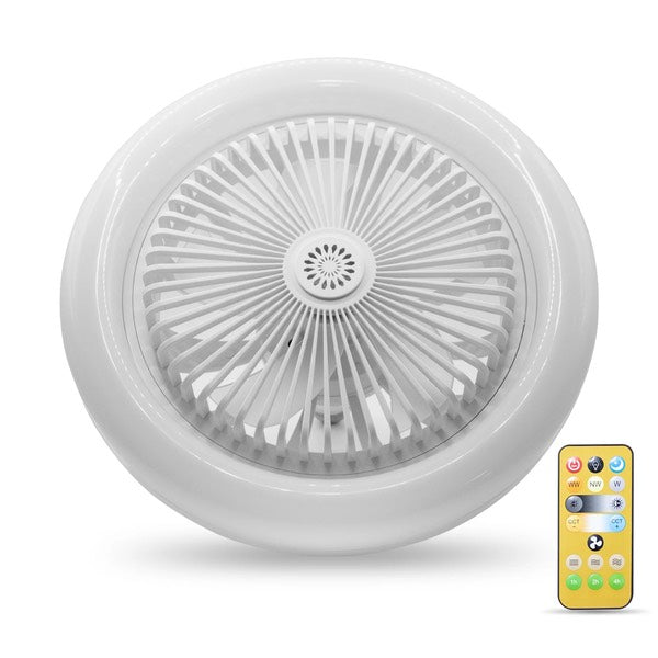 Bombillo Led Ventilador 30w Luz Blanca